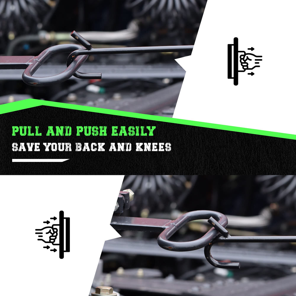 AUTOSwpozo compact 32-inch puller fits in a toolbox for quick access.