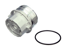 Autotecnica aluminum oil filter cover cap bolt-on fit demonstrates easy installation.
