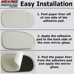AutoTruckMirrorsUnlimited Passat diagonal measurement helps confirm correct match.