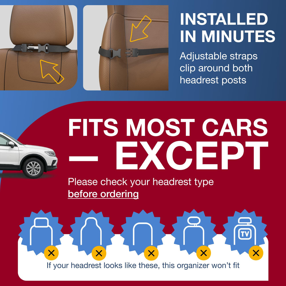 AutoUS kick mats protect seats from dirt during trips