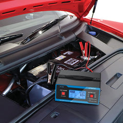 AUTOUTLET automatic float charge and safety protections reduce charging risk