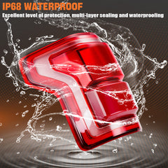 Autoverve tail light back cover shows precise fit for Ford F-150.