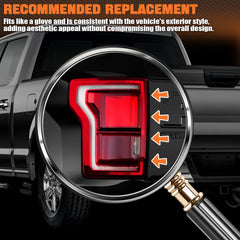 Autoverve tail light wiring area captures easy hookup for quick replacement.