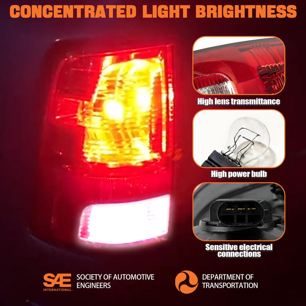Autoverve tail light right for Dodge Ram 3500 ensures clear brake signaling