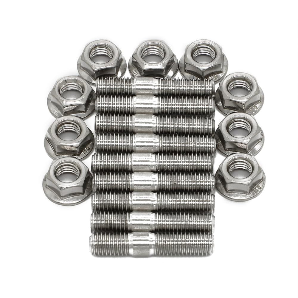 Packaged AUTOVIC kit with nine studs and nine nuts ready for install