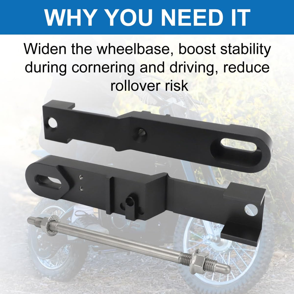 AUTOVIC slotted dropout design close-up shows easy chain tension adjustment.