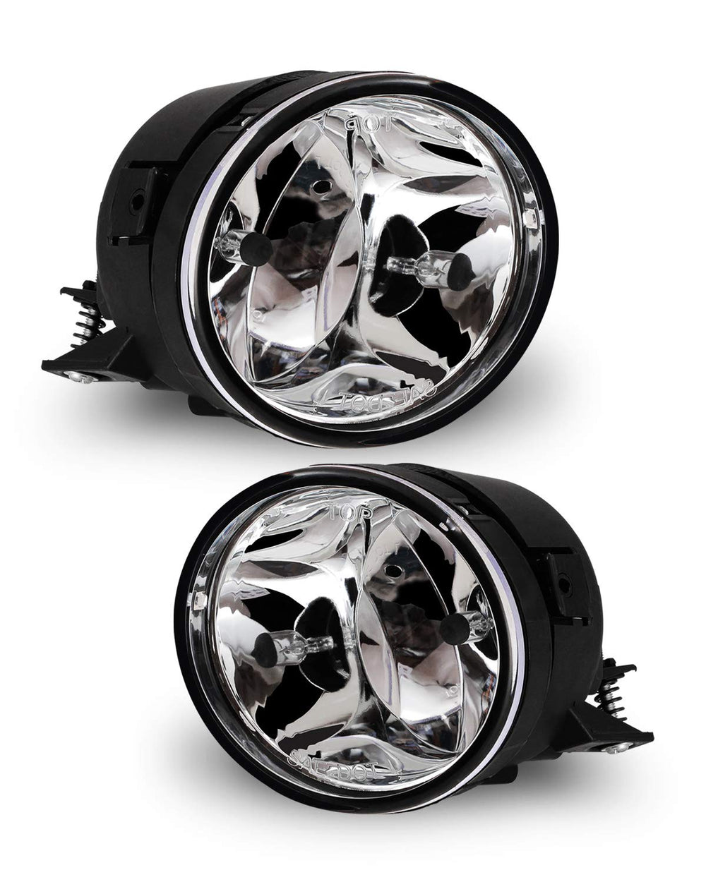 AUTOWIKI fog lights for Nissan Titan/Armada — front-view pair with clear lenses for better visibility