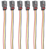 Autowxjq ignition coil connector 6pcs close view with durable housing for secure power transfer