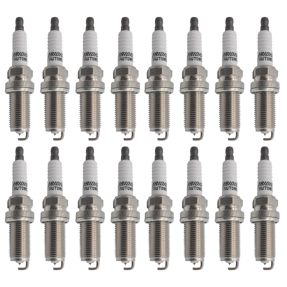 Autowxjq iridium spark plug 16-piece set for reliable ignition in V8 engines