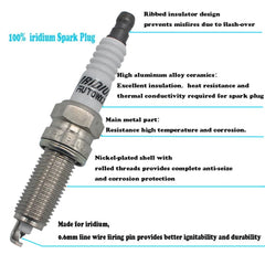 Autowxjq iridium spark plug closeup showing precision design.