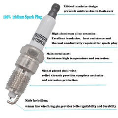 Autowxjq Iridium spark plug eight-pack highlights value, reliability, and easy stock replacement.