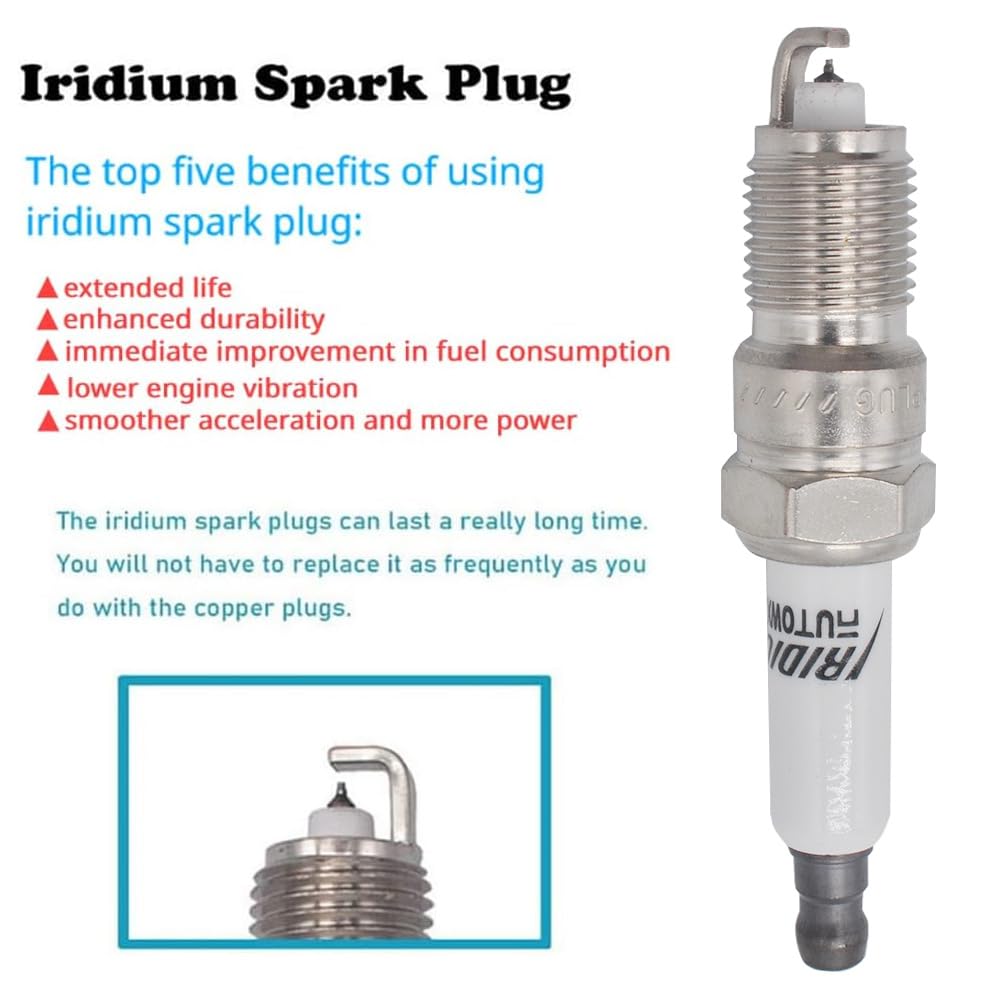 Autowxjq Iridium spark plug with precision tip for consistent ignition.