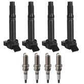 Autowxjq UF487 iridium spark plugs 4pc close-up show rugged durability and precise fit