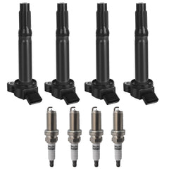 Autowxjq UF487 iridium spark plugs 4pc close-up show rugged durability and precise fit
