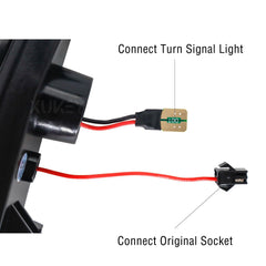 AUTOXBERT plug-and-play side marker lights for quick Civic installation.