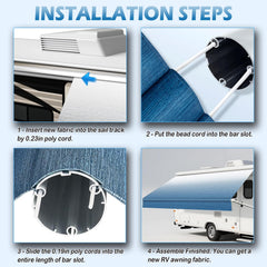 Autozen five hooks included for secure canopy setup