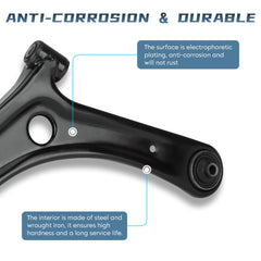 Autsurles premium materials with anti-corrosion finish for longer lasting performance.