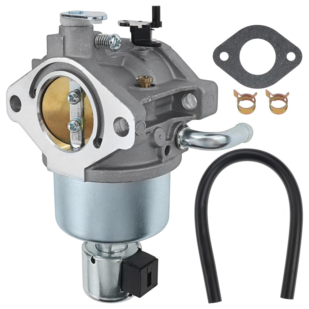 Autu Parts carburetor with gasket and fuel line for B&S mowers, smooth starts