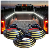 AUTUNEER LED truck bed light strip 60inch for clear night visibility.