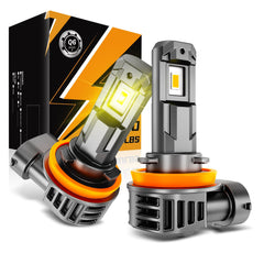 Auxbeam 12000lm fog light setup for brighter fog visibility