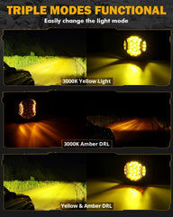 Auxbeam 270-degree coverage provides broader situational awareness