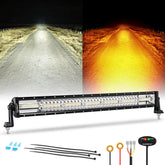 Auxbeam 30-inch LED light bar with multi-mode lighting for versatile off-road visibility.