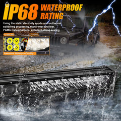 Auxbeam 32in LED bar IP68 housing withstands harsh conditions