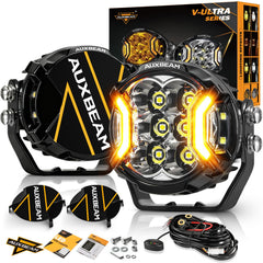 Auxbeam 3in round driving light Side Shooter with 270-degree visibility for off-road safety