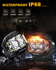Auxbeam long lifespan up to 50,000 hours supports lasting on-road and off-road use.