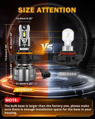 Auxbeam 5202 fog light with precise beam pattern for clear road visibility at night