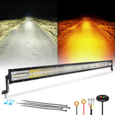 Auxbeam 50-inch light bar front view for off-road visibility