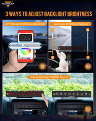 Auxbeam AS-800 Remote Control enabling wireless access up to 200 ft.