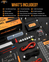 Auxbeam AS-R60 dust cover helps keep the panel clean