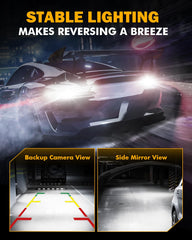 Auxbeam aviation-grade aluminum body with heat grooves for durability.