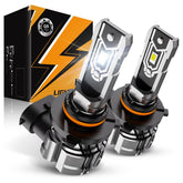 Auxbeam H10 fog light beam pattern for uniform illumination across the road.