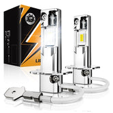 Auxbeam H3 fog light front view, compact and ready for quick plug-and-play fit.