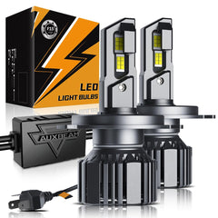 Auxbeam H4 9003 fog light front view for long-range visibility.