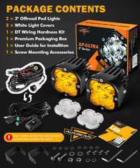 Auxbeam packaging gift box included for easy gifting
