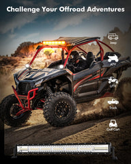 Auxbeam plug-and-play wiring harness simplifies installation and reduces setup time.