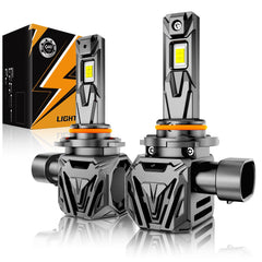 Auxbeam Q40 9005 fog light front view enhancing night visibility for UTVs