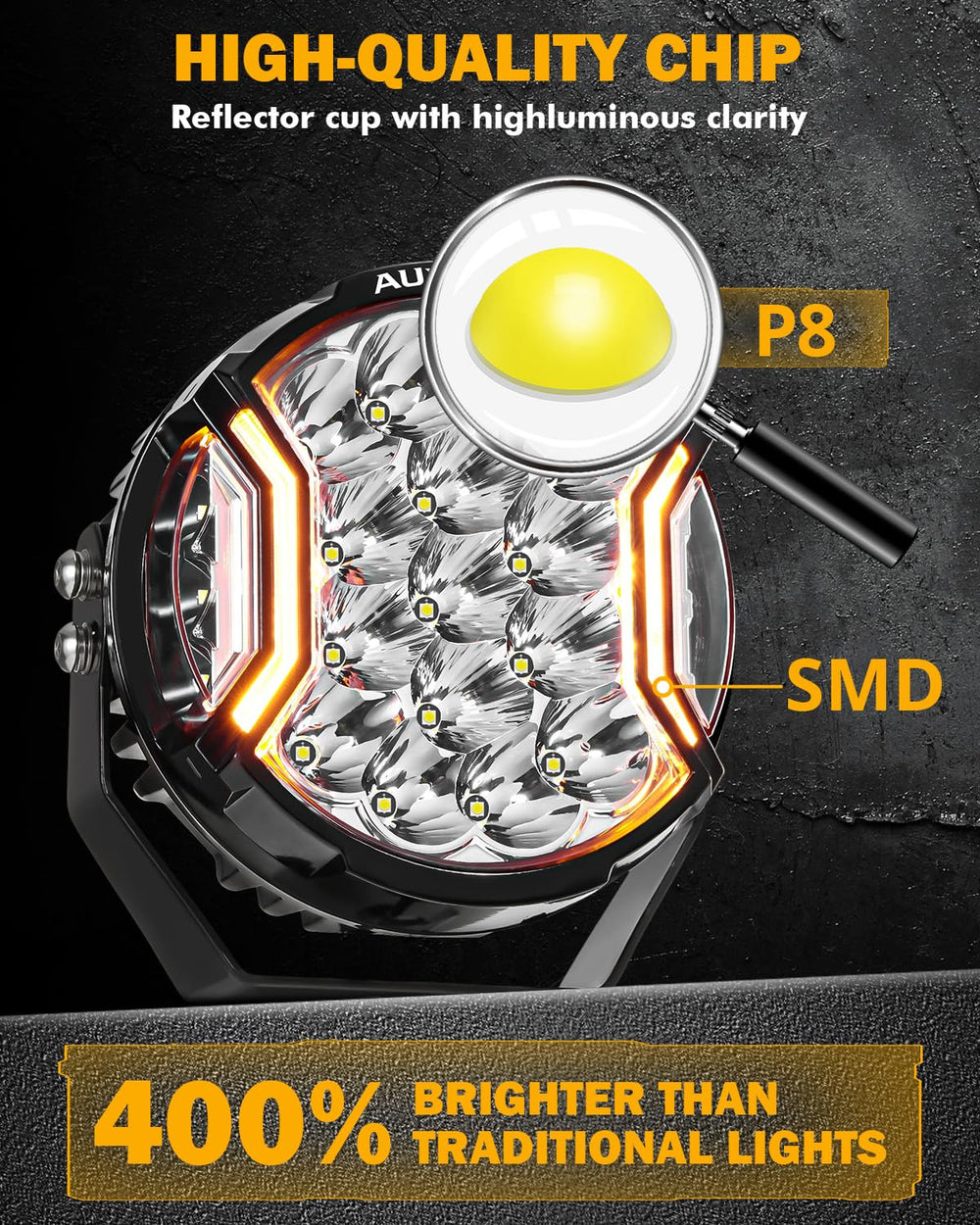 Auxbeam V-Ultra IP68 waterproof ready for rain and dust