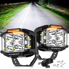 Auxbeam 270-degree side shooter expands trail coverage during off-road drives