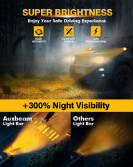 Auxbeam XP-Ultra 3in dual-color housing emphasizes durable construction