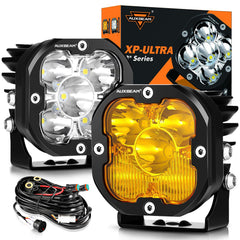 Auxbeam XP-Ultra 3-inch LED pod front view for enhanced off-road visibility