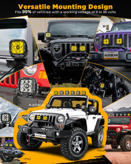 Auxbeam XP-Ultra wiring harness enables quick, clean installation.