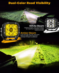 Auxbeam XP-Ultra IP68 rating shields against mud and water during rides.