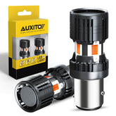 AUXITO 1157 amber LED bulb front signal for improved visibility and signaling