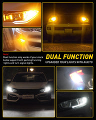 Auxito 1157 switchback bulbs close-up cooling fins demonstrates heat dissipation