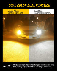 AUXITO 3157 LED bulb with wide input range supports diverse vehicle electrical systems.