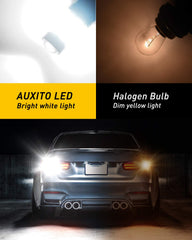 AUXITO 3157 LED bulbs with 360-degree lighting for full visibility